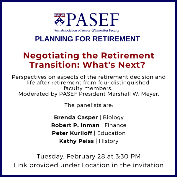 Negotiating the Retirement Transition