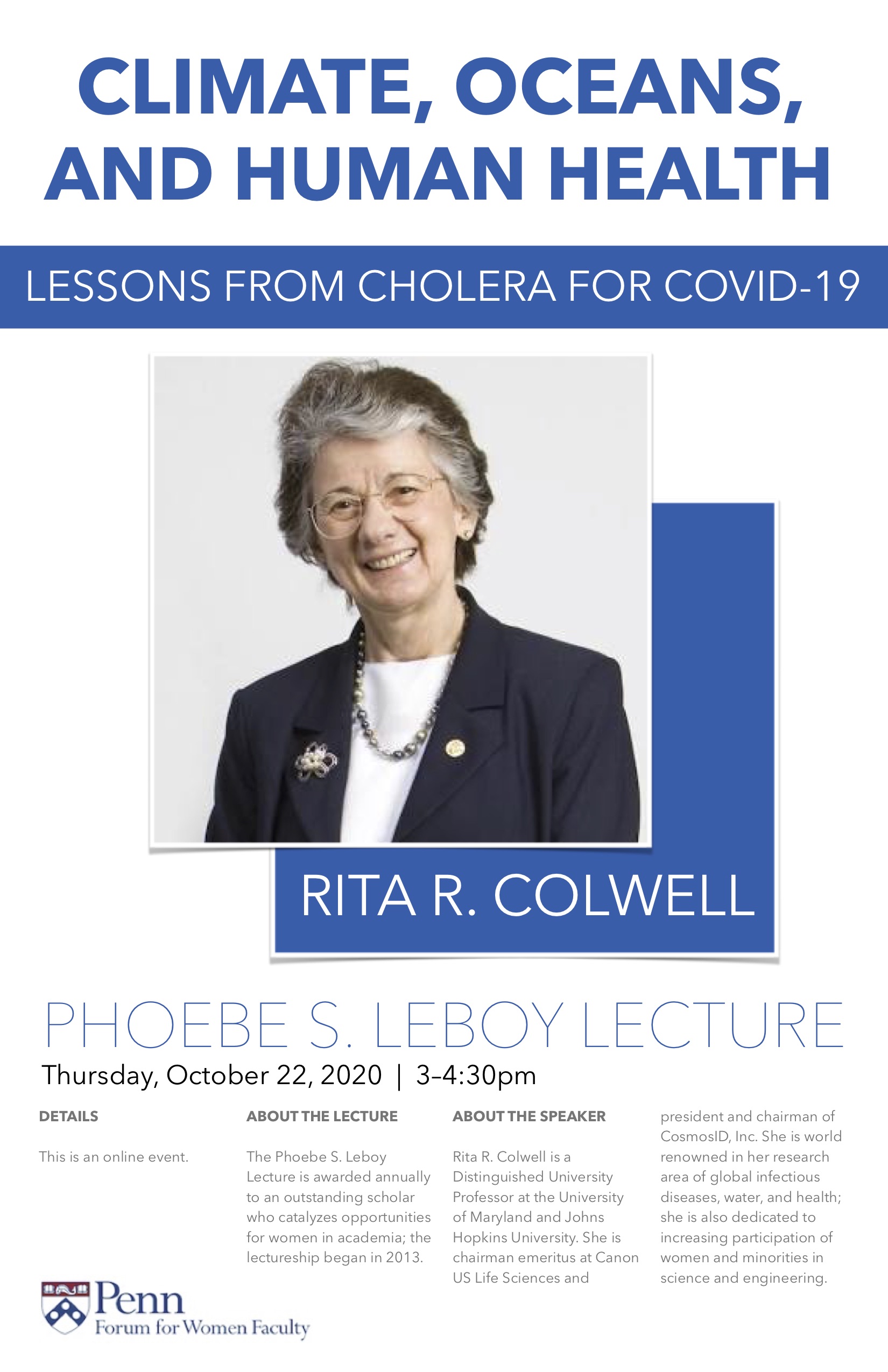 Rita Colwell Poster