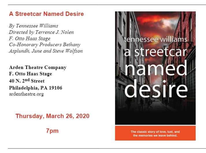 Streetcar Named Desire at the Arden Theatre Company