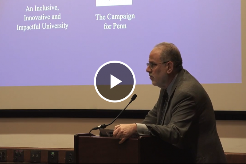 Video: David Hollenberg, Penn Transformed