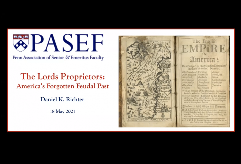Daniel Richter, The Lords Proprietors: America's Forgotten Feudal Past