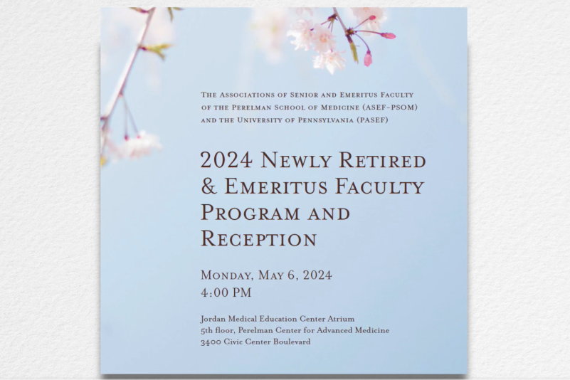 2024 Newly Retired & Emeritus Faculty Celebration